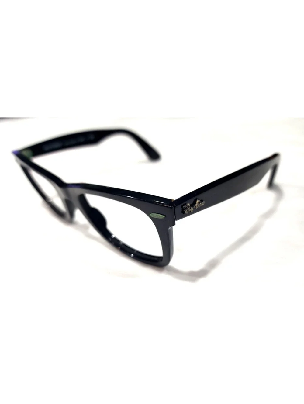 Ray Ban RB2140 901 Black Wayfarer Scratched Sunglasses Frame 50-22